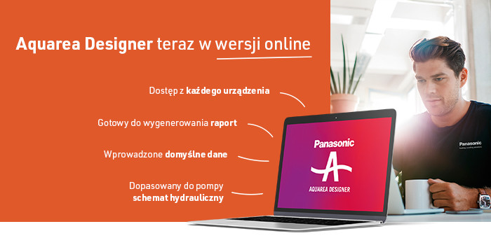 Możliwości internetowej wersji programu Aquarea Designer