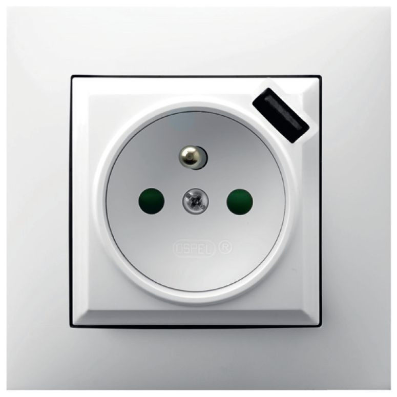 Gniazdo z portem USB