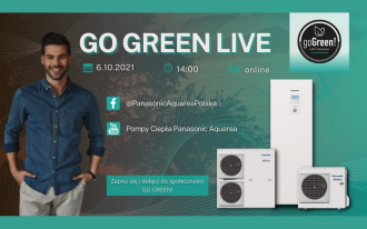 Instalatorze! Zdobądź cenną wiedzę, poznaj świat pomp ciepła Panasonic i dołącz do społeczności GO GREEN!