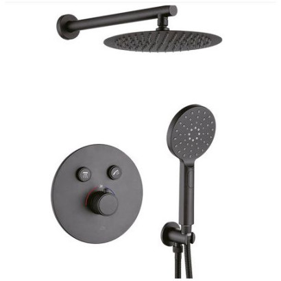 VOLUMO - komplet natryskowy z baterią podtynkową termostatyczną