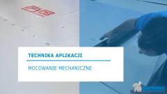 Mocowanie mechaniczne membrany syntetycznej Flagon firmy SOPREMA na dachu