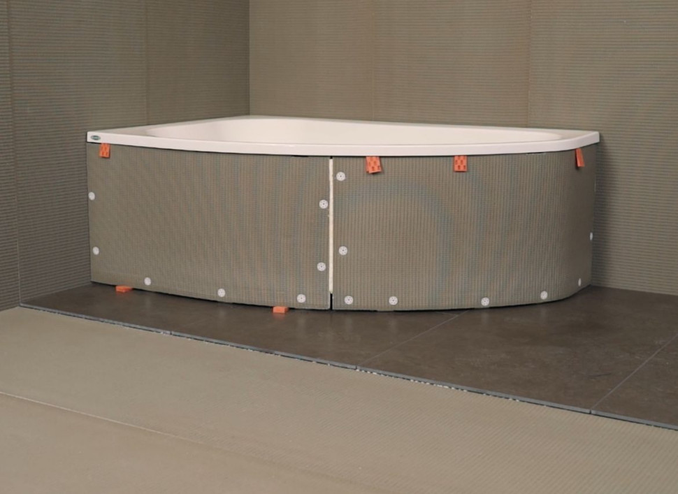 Zabudowa wanny płytą budowlaną