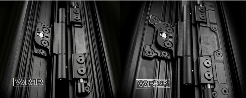 Zawiasy rolkowe wariant WR1R –jednorzędowy i WR-2R – dwurzędowy