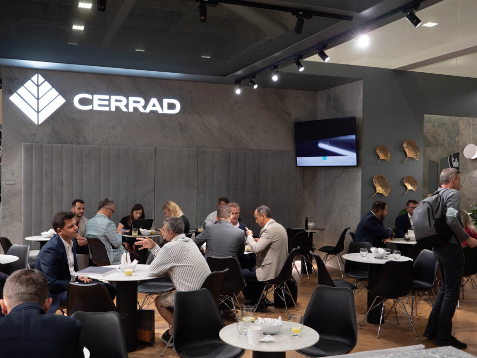 Stoisko Cerrad na 38. Międzynarodowych Targach Ceramiki i Wyposażenia Łazienek Cersaie