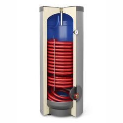 MAXI - wymiennik c.w.u. z dużą wężownicą spiralną, do pomp ciepła - SGW(S) 