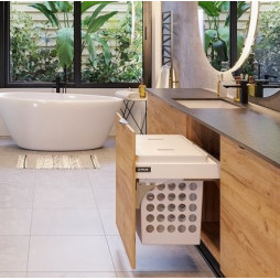 Szuflada łazienkowa na bieliznę frontowa 60