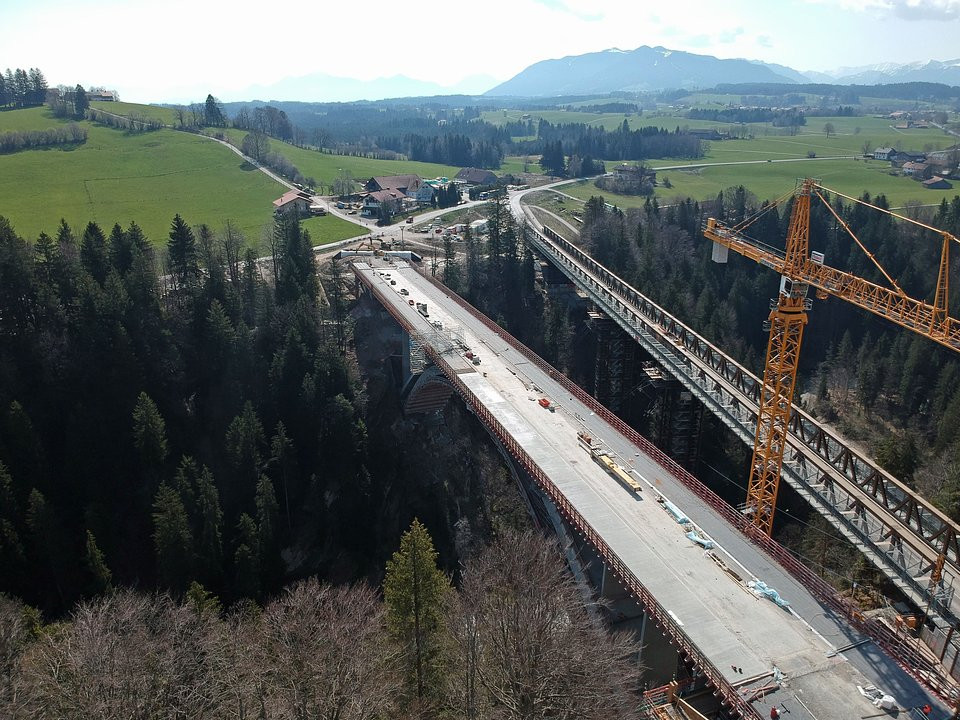 Nowa konstrukcja mostu Echelsbacher