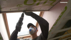 Porady NORGIPS: Zabudowa okna dachowego