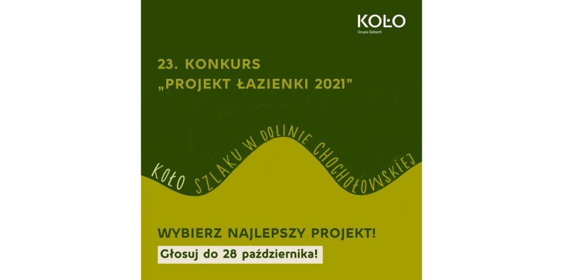 Trwa internetowe głosowanie w konkursie KOŁO "Projekt Łazienki 2021"