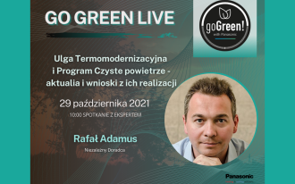 Zarejestruj się na trzeci webinar #GoGreen with Panasonic
