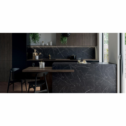 Płytka podłogowa Artstone Black Gres Szkl. Rekt. Mat. 