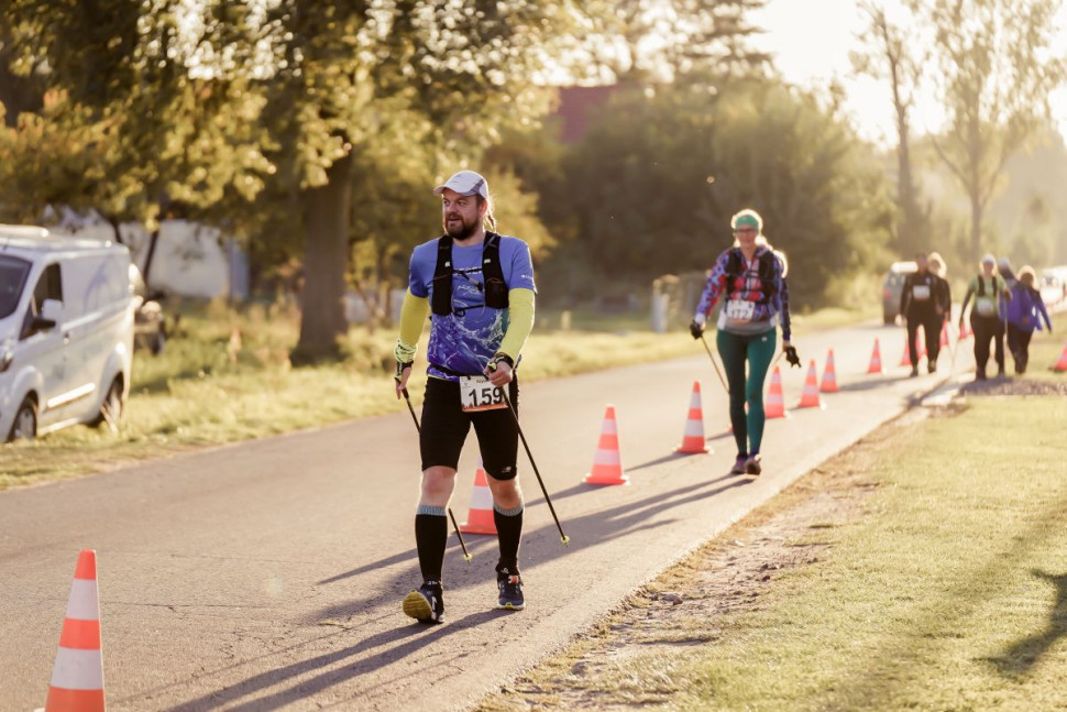 Szymon Sypniewski podczas IV Ultramaratonu Leśna Doba