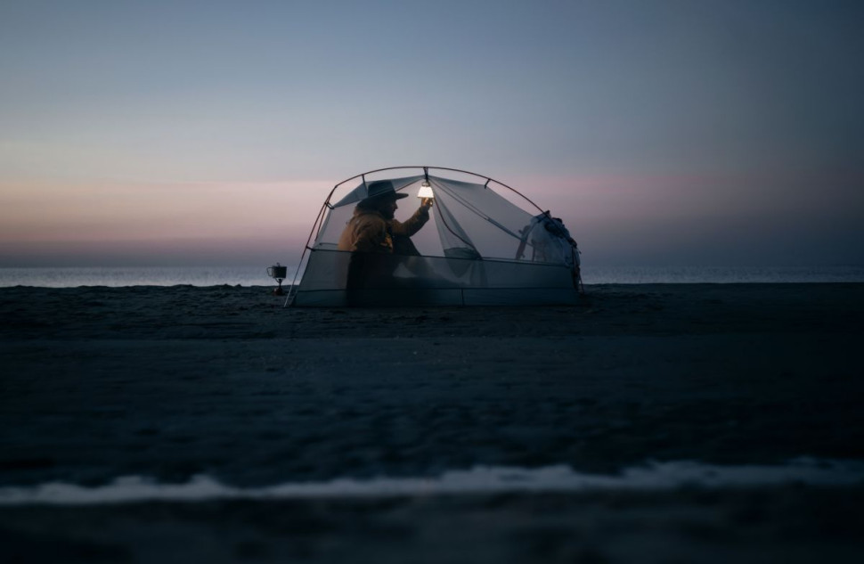 Namiot Mateusza Waligóry nad Bałtykiem