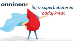 Onninen wspiera krwiodawstwo