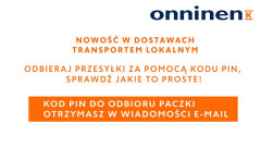 Nowość w dostawach transportem lokalnym Onninen
