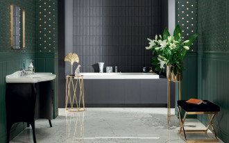 Kolekcja Sophisticated od Tubądzin, czyli elegancja marmuru i ekspresyjna zieleń