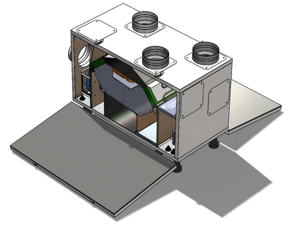 Budowa centrali wentylacyjnej Prodmax