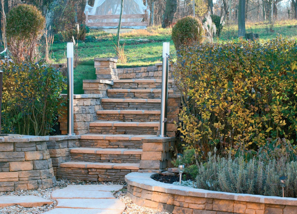 Schody w stylu śródziemnomorskim