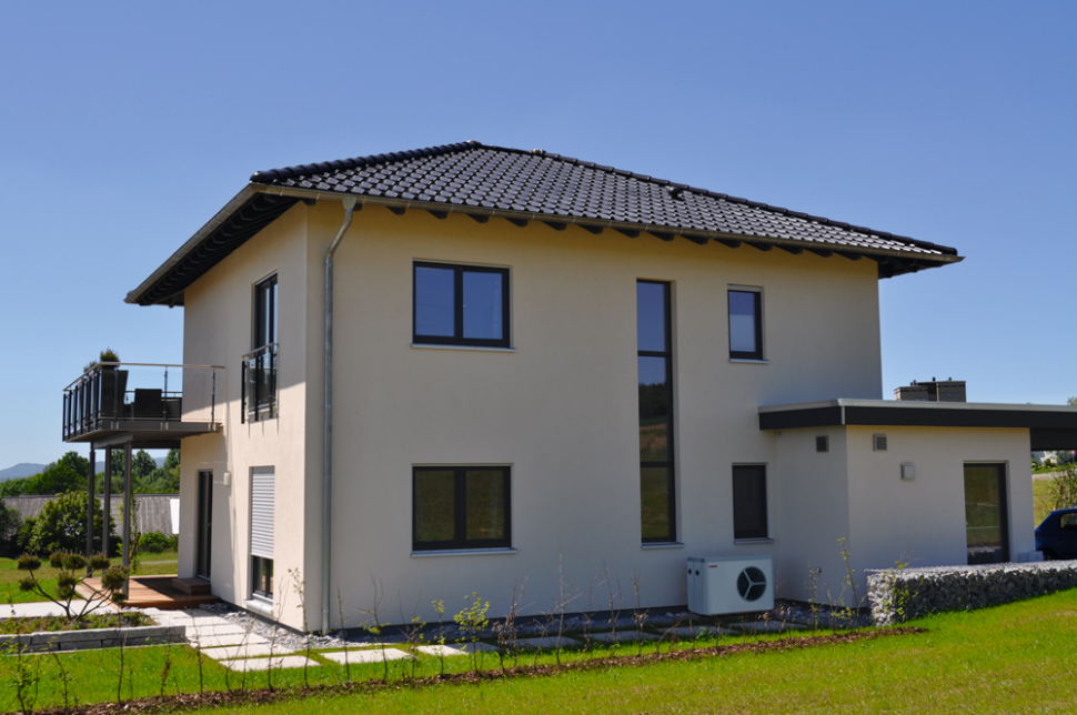 Budynek wyposażony w pompę ciepła Stiebel Eltron