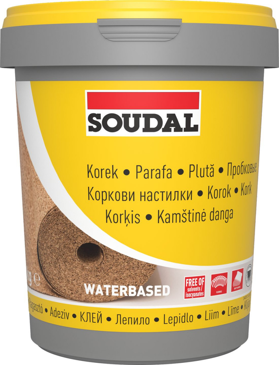Klej do korka 22 A marki Soudal w opakowaniu 1 kg