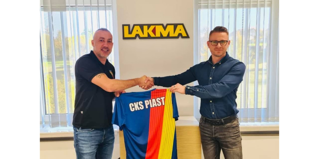 LAKMA wspiera piłkarski klub CKS PIAST