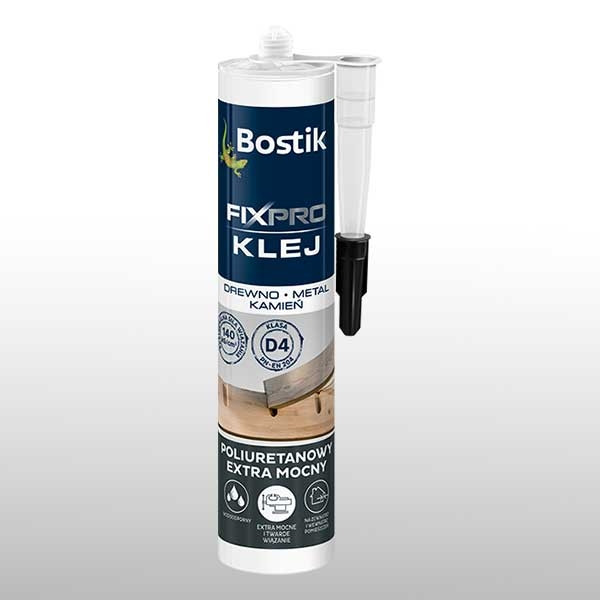 Bostik FIXPRO Klej Drewno Metal Kamień