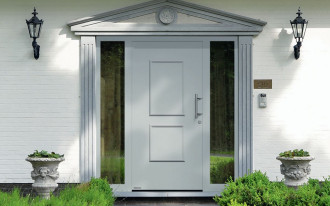 Drzwi zewnętrzne firmy Hörmann - nowe kierunki wzornictwa, większa funkcjonalność