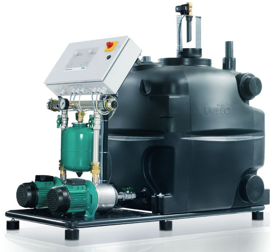 Automatyczna centrala deszczowa do dużych obiektów komercyjnych Wilo-Rain System AF 400