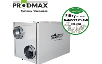 Filtry do centrali z nanocząstkami srebra