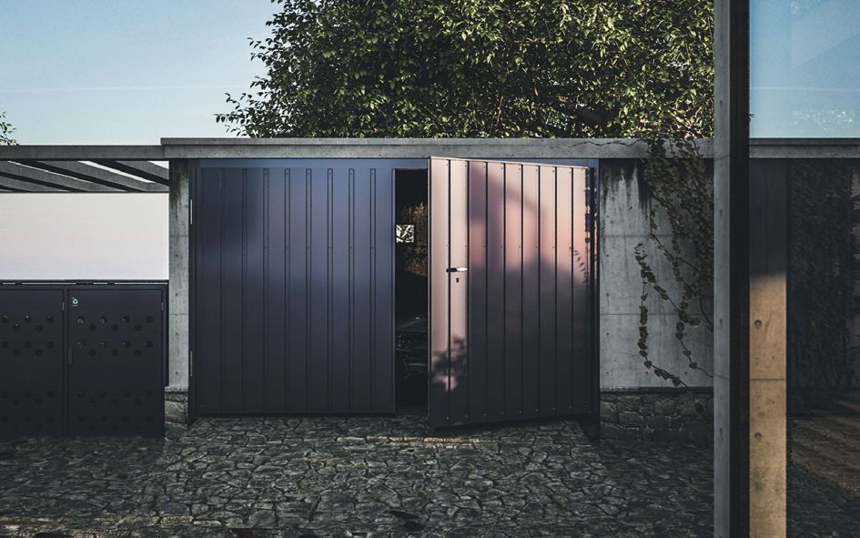 Brama rozwierna dwuskrzydłowa