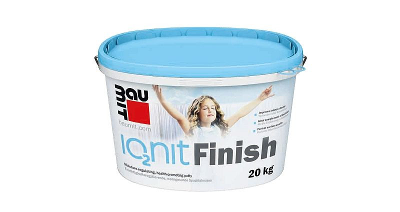 Gładkie ściany z efektem regulacji mikroklimatu. Linia produktów Baumit IonitFinish