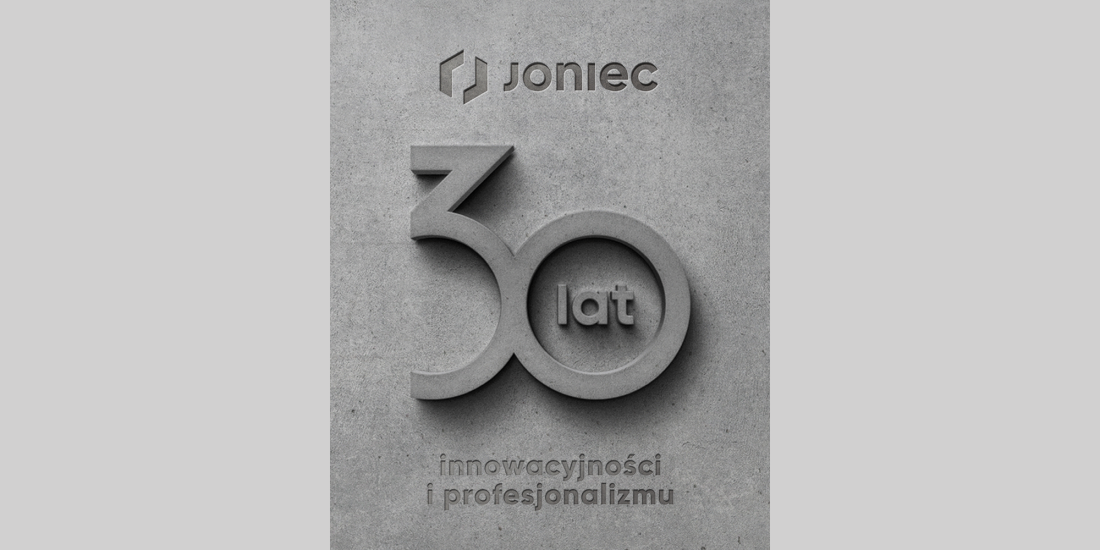 W 2021 roku mija 30 lat działalności Firmy JONIEC®