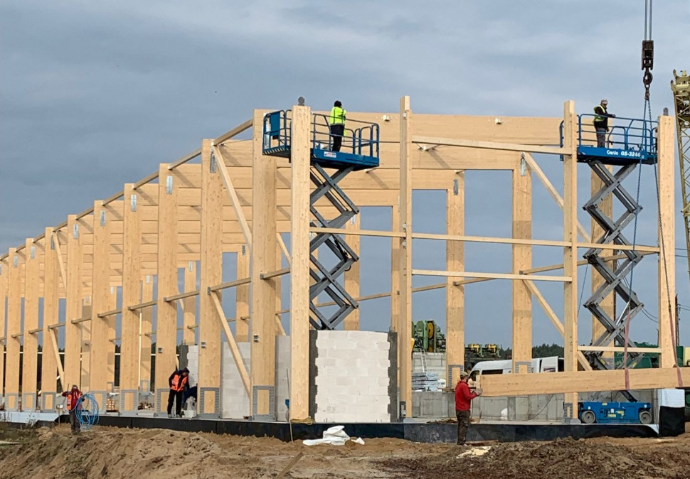 Hali przetarcia w miejscowości Napiwoda. fot. NordWOOD