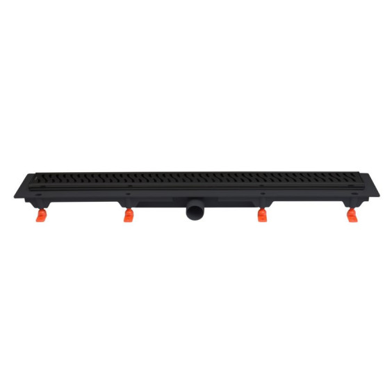Odpływy liniowe EXCLUSIVE 40 – czarny mat – 850 mm