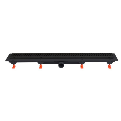 Odpływy liniowe EXCLUSIVE 40 – czarny mat – 850 mm