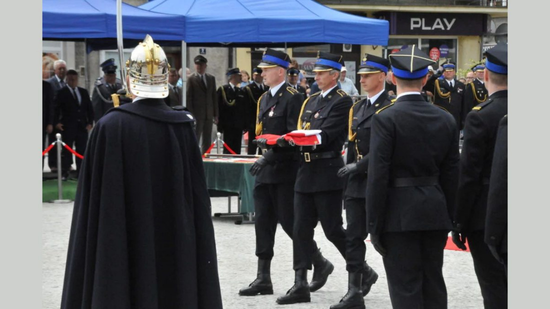 Jubileusz 125-lecia zawodowego pożarnictwa w Jaśle z udziałem firmy Gamrat S.A.