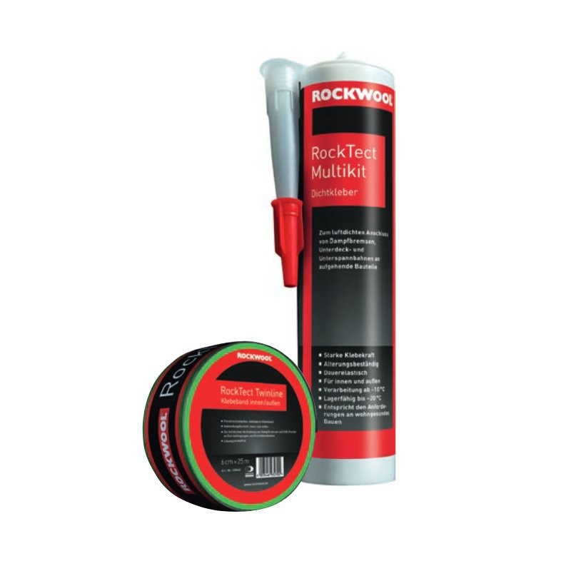 Taśma ROCKTECT Twinline i masa klejąca ROCKTECT Multikit