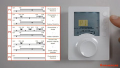 Jak ustawić termostat pokojowy "TYBOX 137+/TYBOX 117+"?