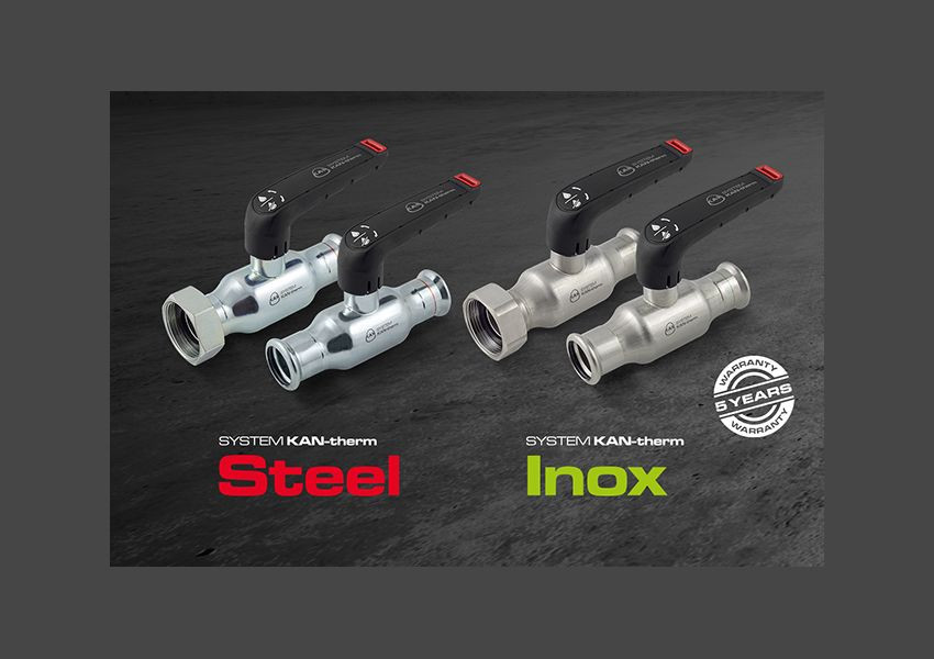 Zawory kulowe KAN-therm Steel i Inox