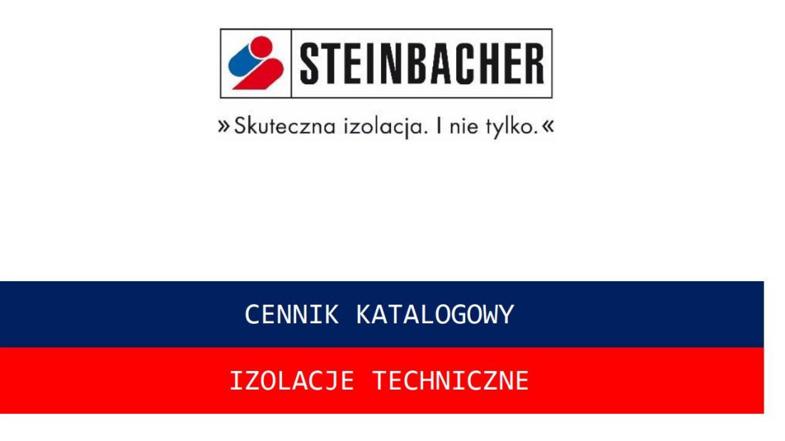 Nowy cennik Steinbacher - listopad 2021