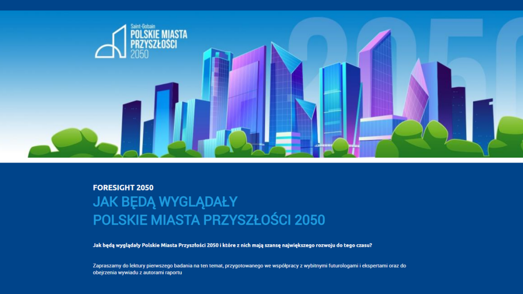 Pierwszy Ranking Polskich miast przyszłości