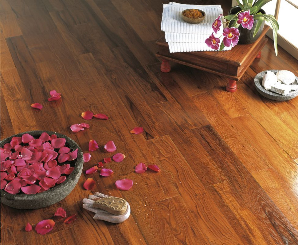 Podłoga pomalowana olejem do parkietów V33