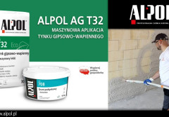 Maszynowe nakładanie tynku gipsowo-wapiennego ALPOL AG T32