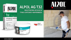 Maszynowe nakładanie tynku gipsowo-wapiennego ALPOL AG T32