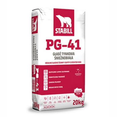 Gładź tynkowa śnieżnobiała STABILL PG-41 