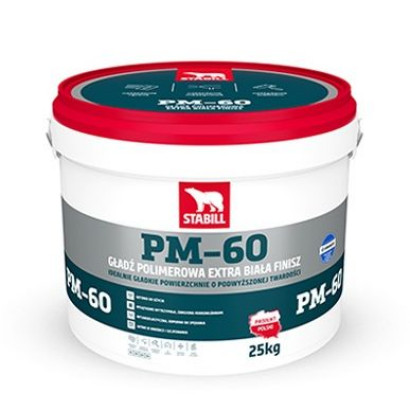 Gładź polimerowa extra biała finisz STABILL PM-60