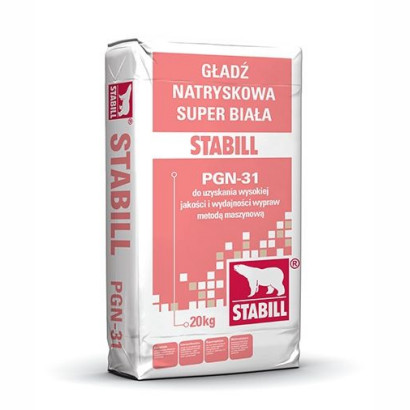     Gładź natryskowa super biała STABILL PGN-31 