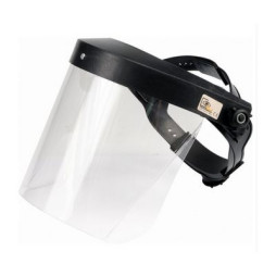 Osłona przeciwodpryskowa z poliwęglanu i nagłowiem OT-1 N CE