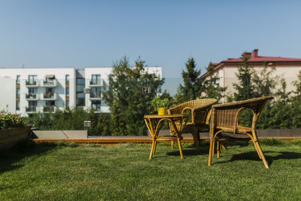 Płyty izolacyjne Thermano wykorzystane do wykonania dachu zielonego