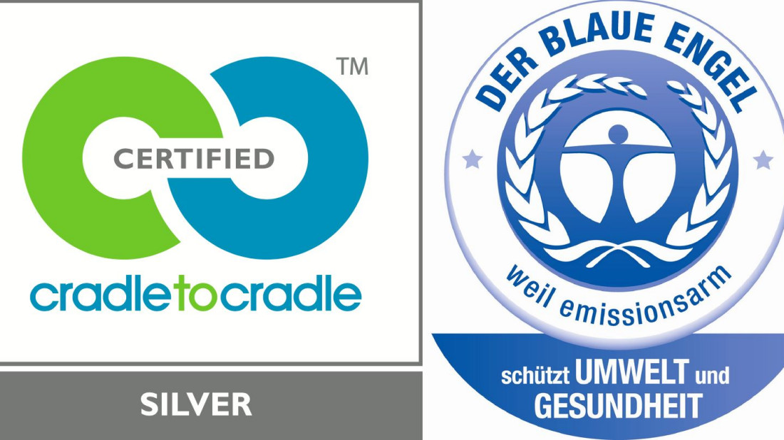 Błękitny Anioł (Blauer Engel) oraz cradle to cradle® - certyfikaty przyznane biopodłogom PURLINE